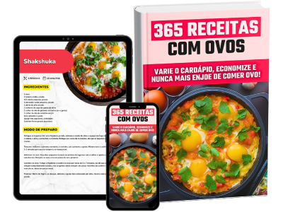 Livro de Receitas com Ovos